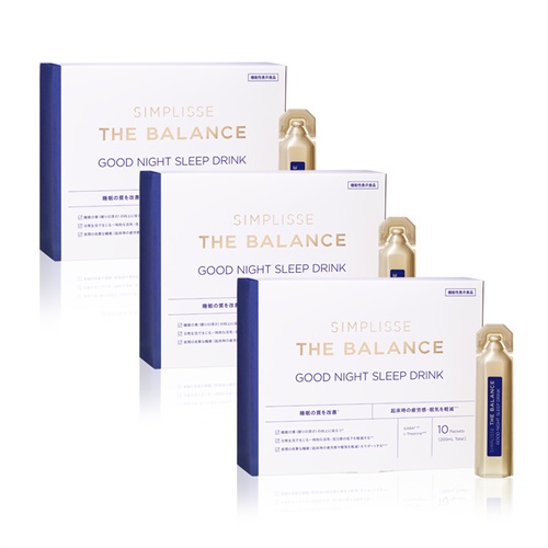 シンプリス ザ バランス グッドナイト スリープ ドリンク 3箱セット